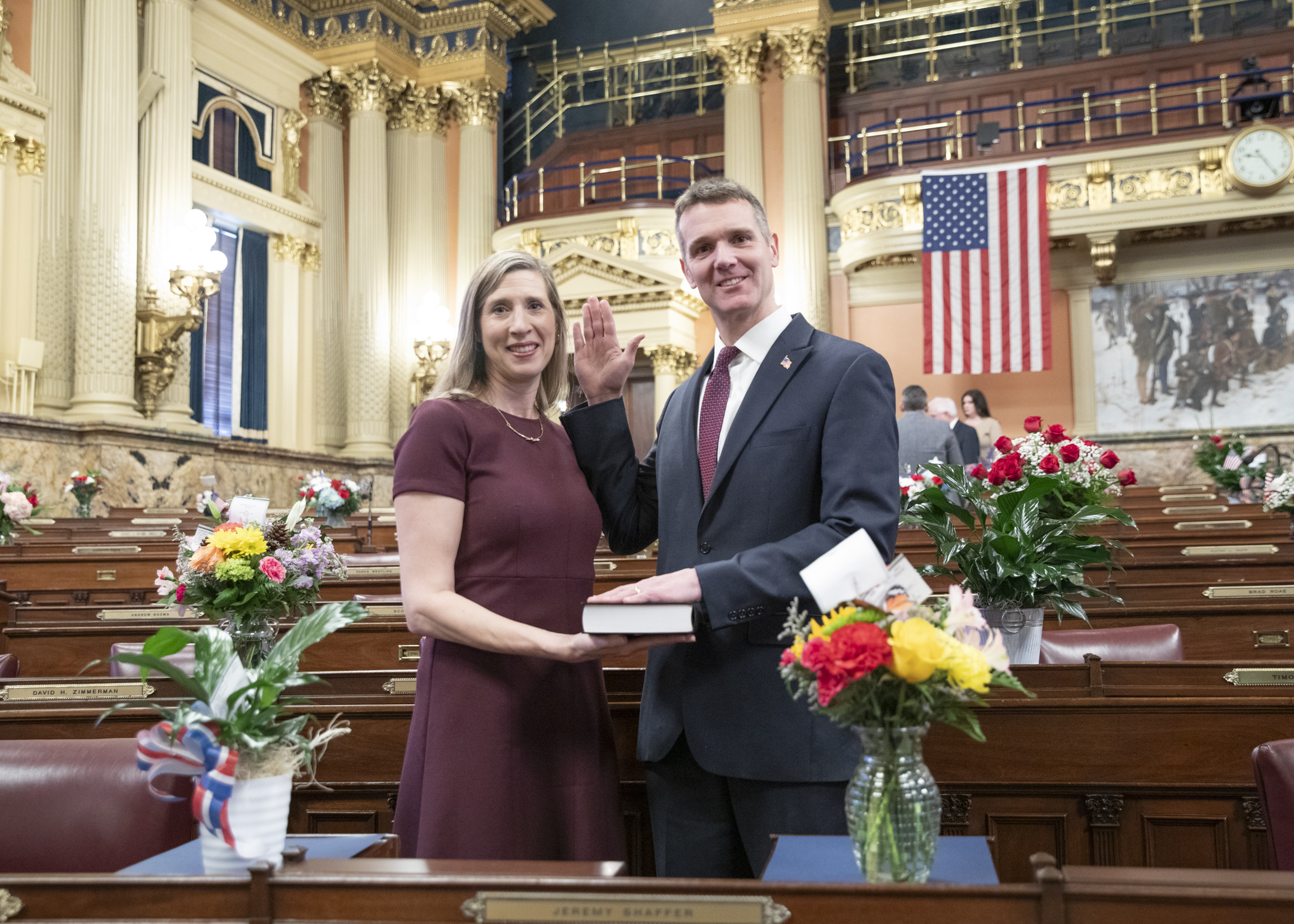 Shaffer Takes Oath of Office for First Term 